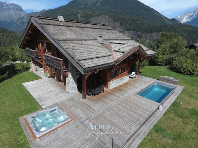 Chalet avec vue panoramique et terrasse