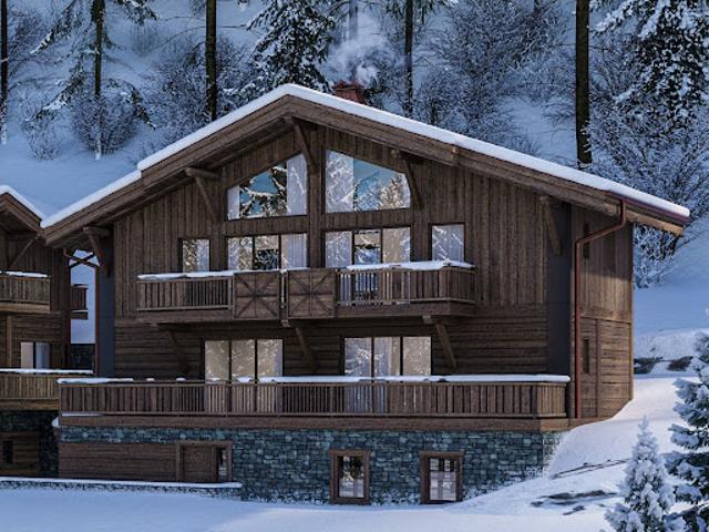 Chalet avec vue panoramique et terrasse