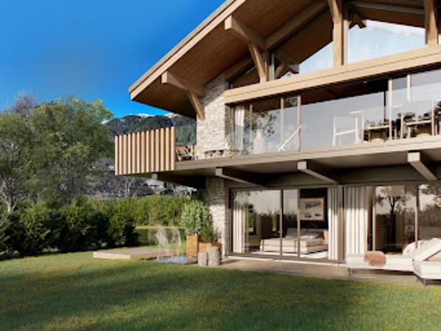 Chalet avec vue panoramique et terrasse