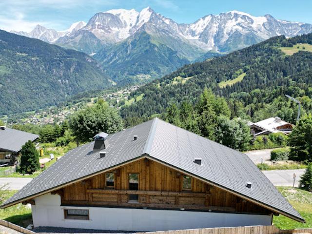 Chalet avec vue panoramique et terrasse
