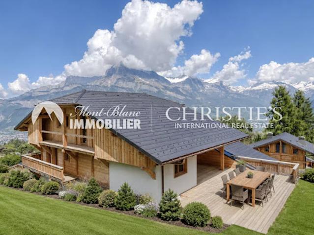 Chalet avec vue panoramique et terrasse