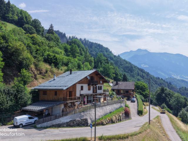 Chalet avec deux appartements indépendants et un grenier aménageable
