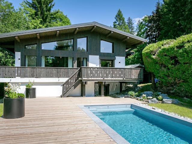Chalet avec piscine
