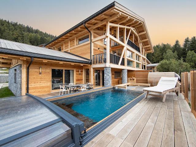 Chalet avec piscine