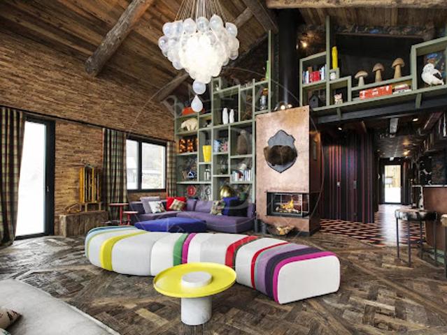 Chalet avec piscine