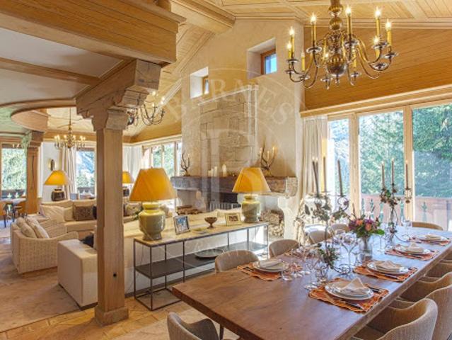 Chalet avec piscine