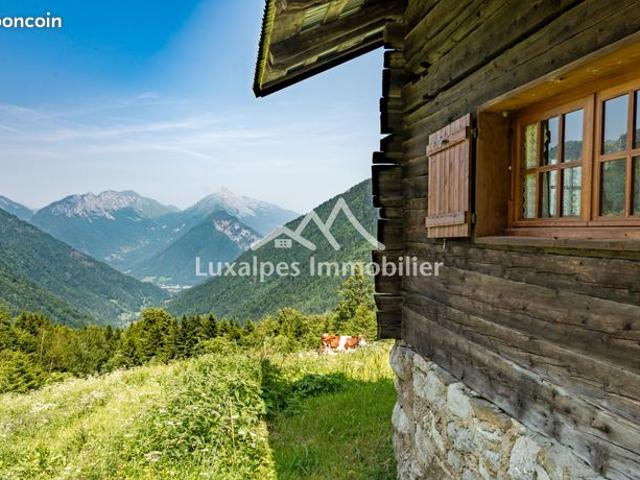 Chalet d'alpage traditionnel savoyard en très bon état