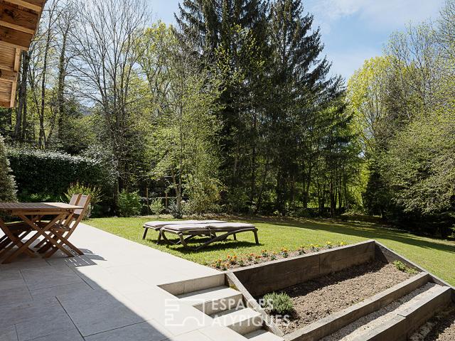 Chalet d'exception et son parc privé à 40 minutes de Genève