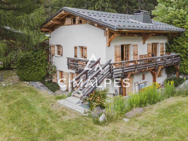Chalet De 6 Pieces Aux Tines Vue Exceptionnelle 187m² Chamonix Mont Blanc