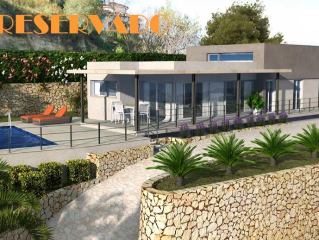 Chalet de diseño modernista situado sobre una parcela con in. 150m² Orba