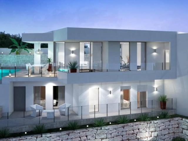 Chalet de obra nueva en venta en Sol Park Situada en una tra. 286m² Moraira