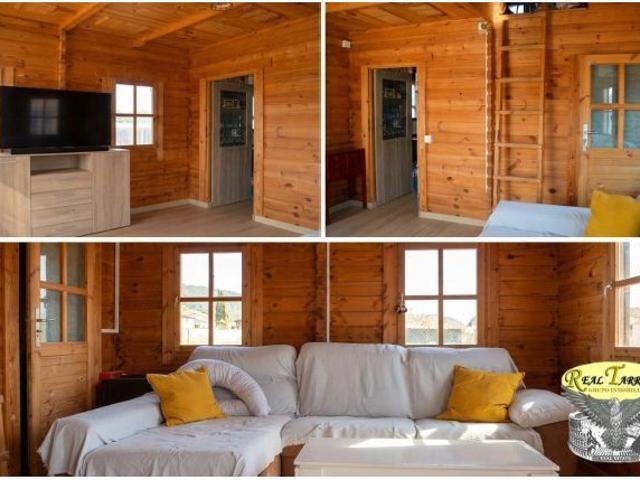 Chalet de madera en parcela urbana de 809 m2 en Mas del Plata Cabra del Camp