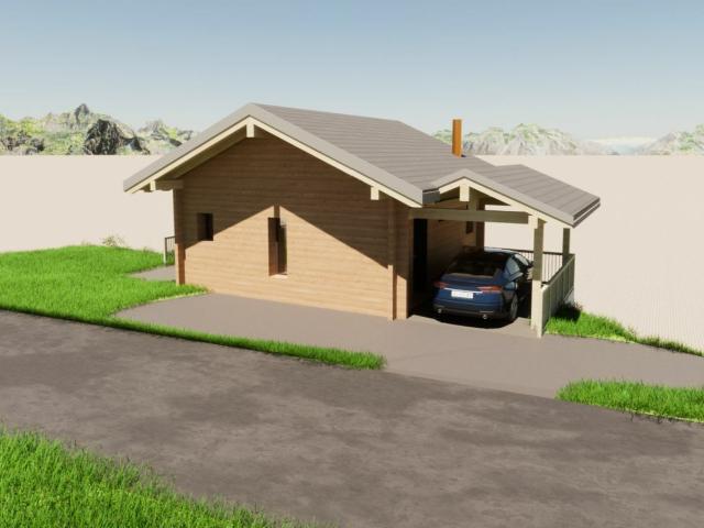 Chalet under construction in Evolène | dreamo. Ch