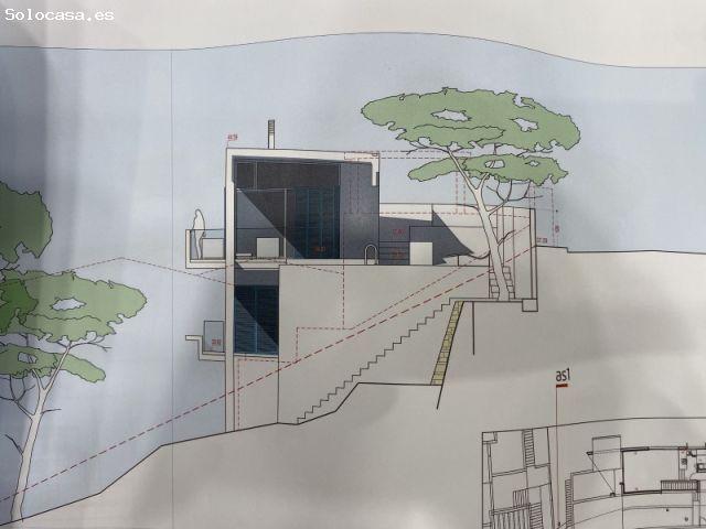 Chalet en construcción en Cala Llonga, Menorca