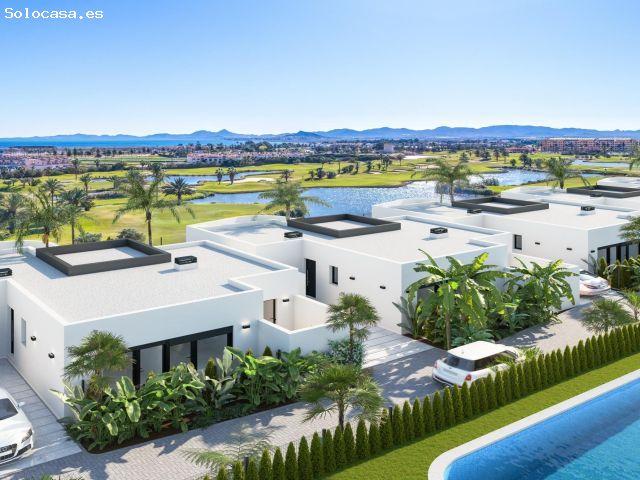 Chalet en una planta de 3 dormitorios en primera línea del campo de golf en Los Alcázares