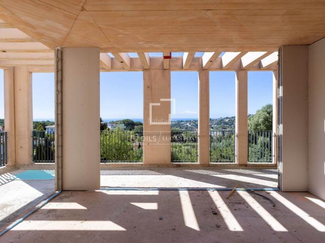 Chalet en venta en Cabrils. Excepcional casa de obra nueva con impresionantes vistas al mar en venta en Cabrils, Barcelona. Chalets.