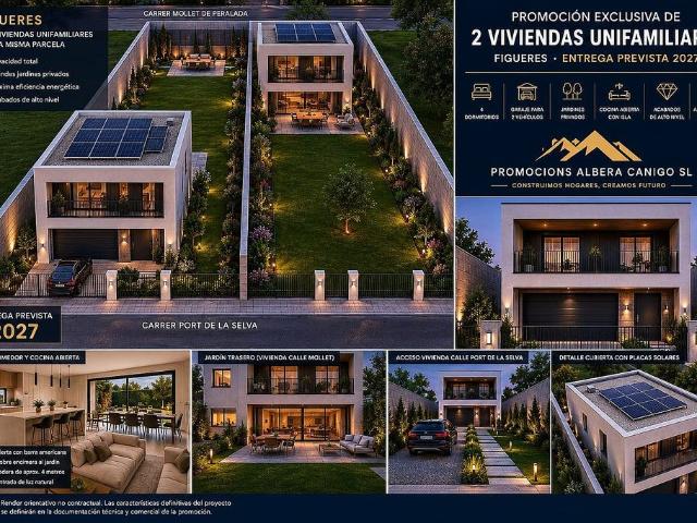 Chalet en venta en calle Port de la Selva, Figueres, de 120 m² 4 habitaciones por 380.000