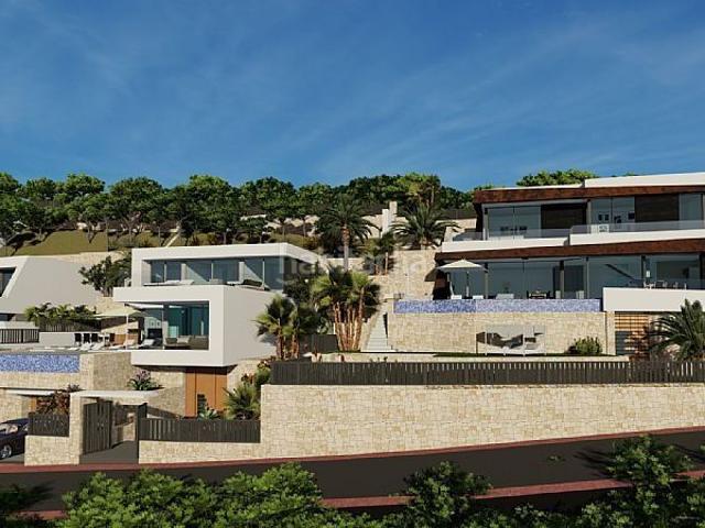 Chalet en venta en Calp, Maryvilla. Villa Moderna en Calpe con impresionantes vistas al Mar. Chalets.