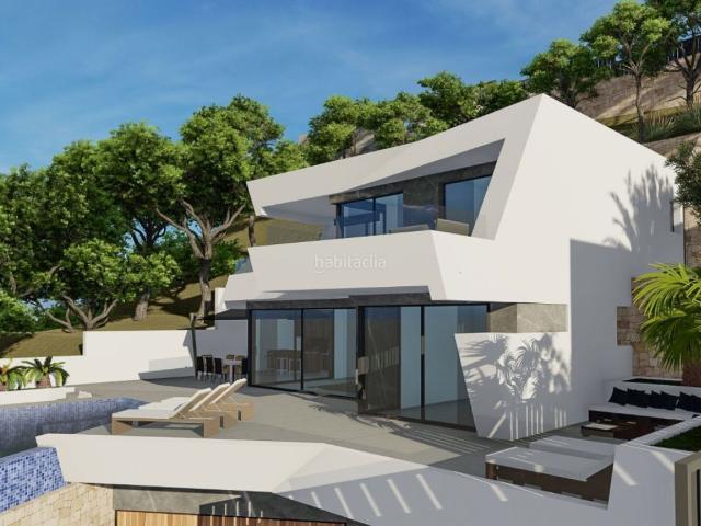 Chalet en venta en Calp, Pueblo. Proyecto de villa moderna con vistas al mar en Calpe. Chalets.
