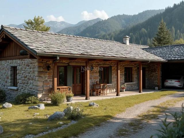 Chalet en venta en Castiello de Jaca. Vivienda unifamiliar aislada en parcela urbana llave en mano. Personalizable. Chalets Castiello de.