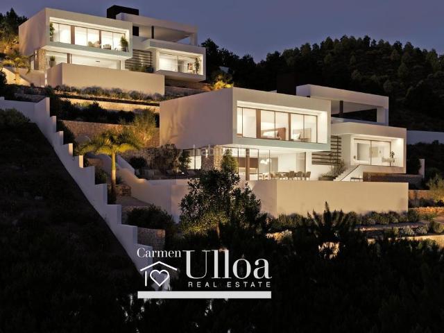 Chalet en venta en Altea, Altea la Vella. VILLA DE DISEÑO CONTEMPORÁNEO CON VISTAS AL MAR EN ALTEA. Chalets.