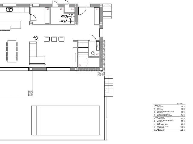Chalet en venta en Alcalalí. Villa de obra nueva estilo Ibiza en Alcalalí con piscina privada. Chalets.