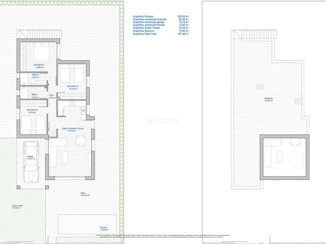 Chalet en venta en Alcázares Los, Las Lomas de Rame Bahía Bella. CERCA GOLF PUBLICO Y MAR MENOR. Chalets Alcázares.