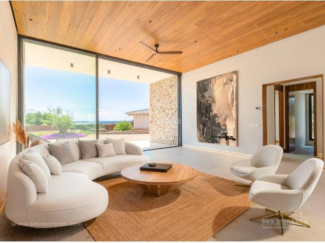 Chalet en venta en Baleares Maó Mahón, Sant Climent Es Canutells. Casa de diseño en Menorca con vistas al mar en Binidalí. Chalets Maó.