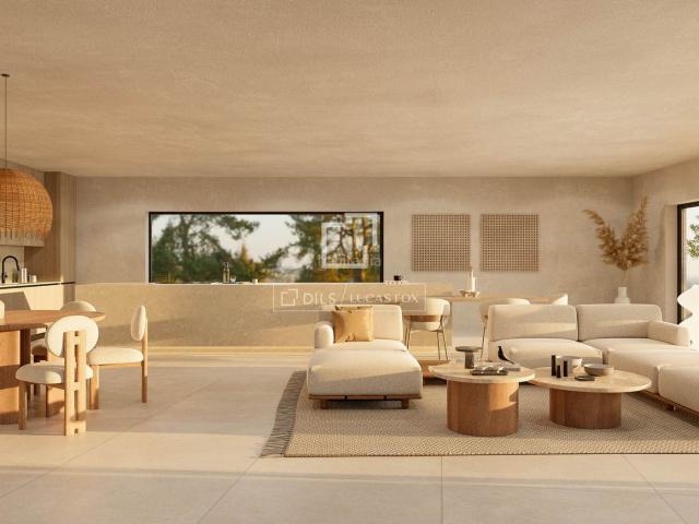 Chalet en venta en Baleares Santa Eulària, Jesús. Exclusiva villa de 4 dormitorios con jardín y piscina privada en venta en SEstanyol. Ibiza. Chalets Santa.
