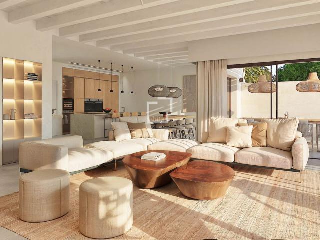Chalet en venta en Baleares Ses Salines, Ses Salines Poble. Casa villa de obra nueva de 3 dormitorios en venta en Ses Salines, Islas Baleares. Chalets Ses.