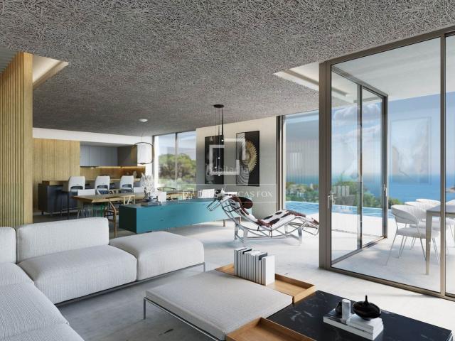 Chalet en venta en Begur, Sa Riera Sa Fontansa Costa Brava. Exclusivo proyecto de villa contemporánea de nueva promoción con vistas frontales al mar en Sa Riera, Begur. Chalets.