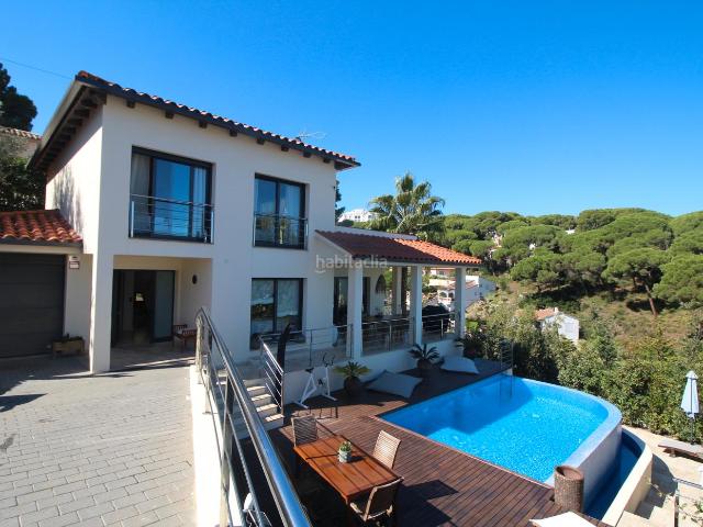 Chalet en venta en Begur, Sa Riera Sa Fontansa Costa Brava. Villa con vista al mar y piscina privada en Playa de Pals. Chalets.