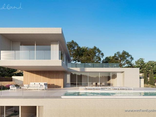 Chalet en venta en Benissa, La Viña Montemar San Jaime. Exclusiva villa de 4 dormitorios, sótano e increíbles vistas panorámicas en Benissa. Chalets.