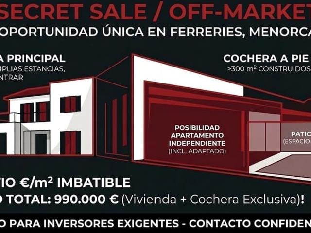 Chalet en venta en Ferreries, Menorca