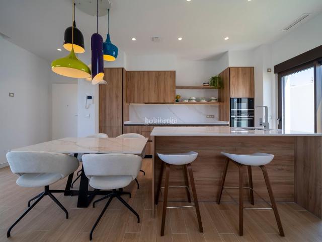 Chalet en venta en Finestrat, Balcón de Finestrat Terra Marina. Villa de obra nueva de 3 dormitorios con piscina privada en Balcón de Finestrat. Chalets.