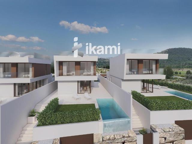 Chalet en venta en Finestrat, Balcón de Finestrat Terra Marina. Villa Independiente de Nueva Construcción Diseño, Privacidad y Vistas al Mar y al Golf. Chalets.