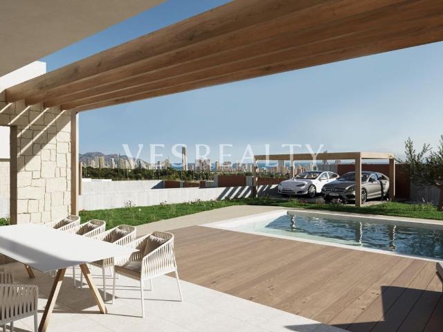 Chalet en venta en Finestrat, Balcón de Finestrat Terra Marina. Viva el lujo y la exclusividad en Finestra Golf Bahía!. Chalets.