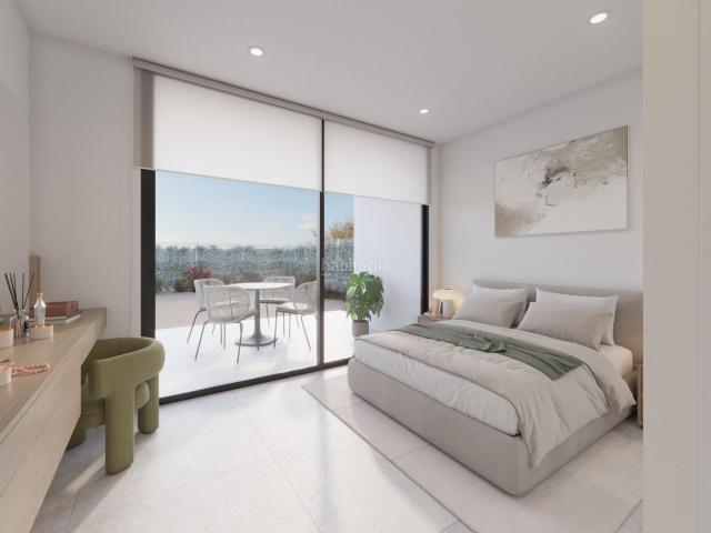 Chalet en venta en Fuente Álamo de Murcia, Hacienda del Álamo Golf. Villa de 3 dormitorios en un sola planta con solarium y piscina privada en Hacienda del Álamo Golf ResortMurcia. Chalets Fuente.