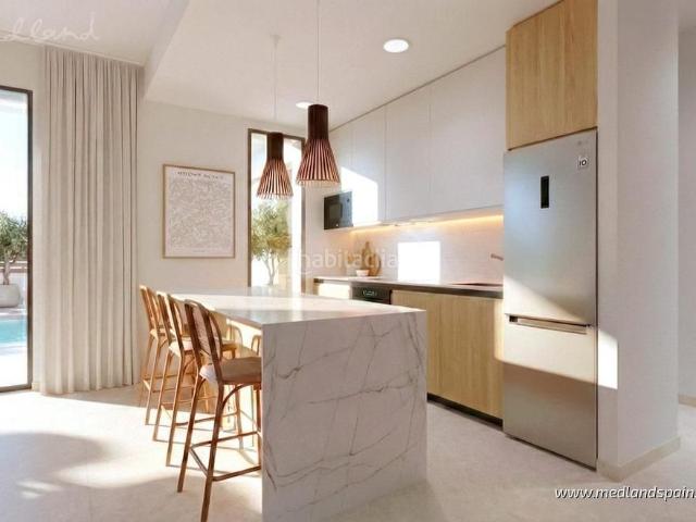 Chalet en venta en Fuente Álamo de Murcia, Hacienda del Álamo Golf. Modernas villas de una sola planta con 3 dormitorios, solárium y piscina privada en Hacienda del Álamo Golf. Chalets Fuente Álamo de.