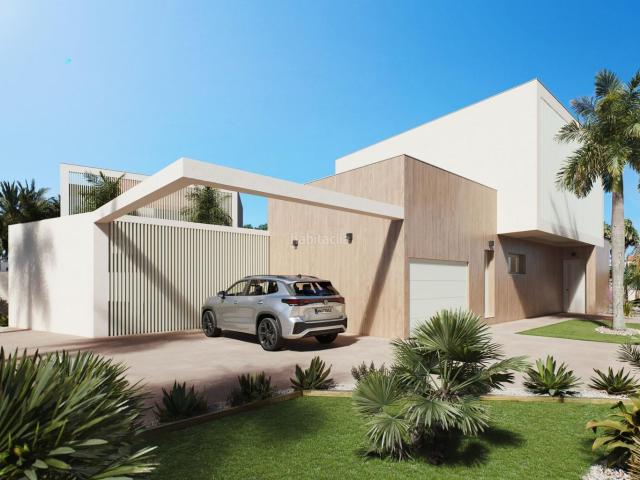 Chalet en venta en Orihuela, Campoamor. Villas de lujo de nueva construcción con vistas al mar en Dehesa de Campoamor, Costa Blanca Sur. Chalets.