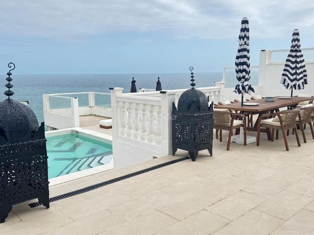 Chalet en venta en Manilva, Chullera. VILLA BOHO MEDITERRÁNEA CON VISTAS INFINITAS ENTRE ESTEPONA Y GIBRALTAR. Chalets.