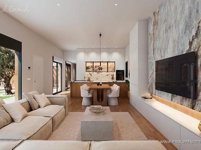 Chalet en venta en Murcia, Sucina. Villas en una sola planta con 3 dormitorios, piscina privada y solárium en Sucina. Chalets.