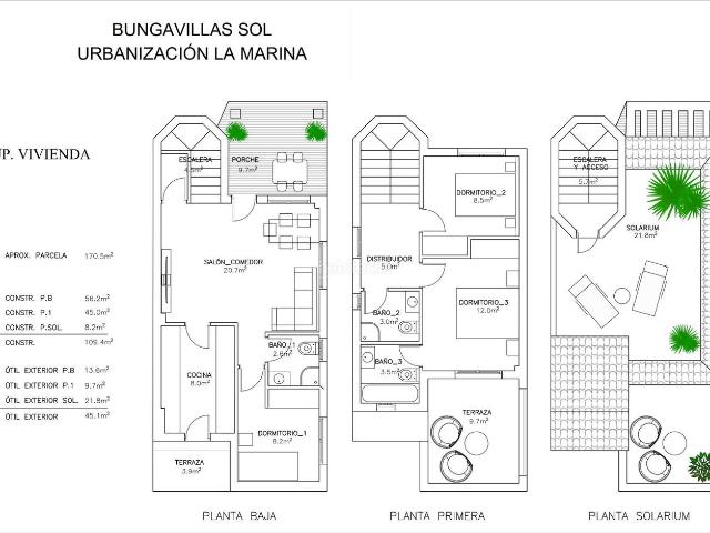 Chalet en venta en San Fulgencio. Chalets San.