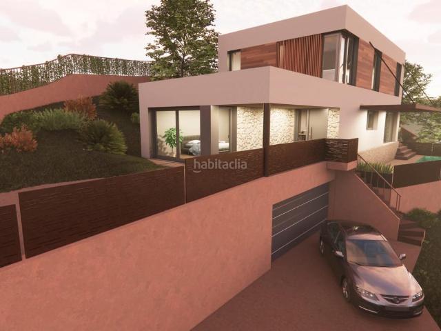 Chalet en venta en Santa Cristina d´Aro, Urbanitzacions del Nord. Chalé de obra nueva, en Urbanización Roca de Malvet, Santa Cristina d'aro. Chalets Santa Cristina.
