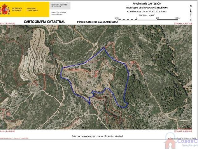 Chalet en venta en Sierra Engarcerán, Vilars