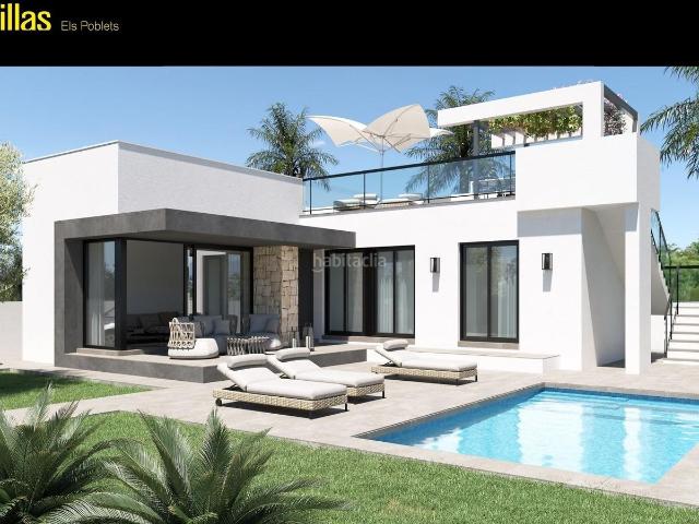 Chalet en venta en Poblets els. Unifamiliar con piscina privada y parcela en Els Poblets. Chalets Poblets.