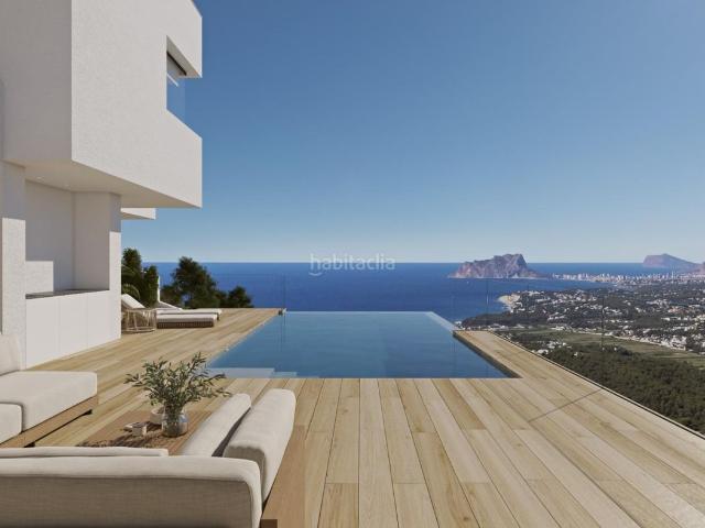 Chalet en venta en Poble Nou de Benitatxell el, Cumbre del Sol. Villa de lujo con 3 dormitorios y piscina infinita con espectaculares panorámicas al mar en BenitachellAlicante. Chalets Poble Nou de.