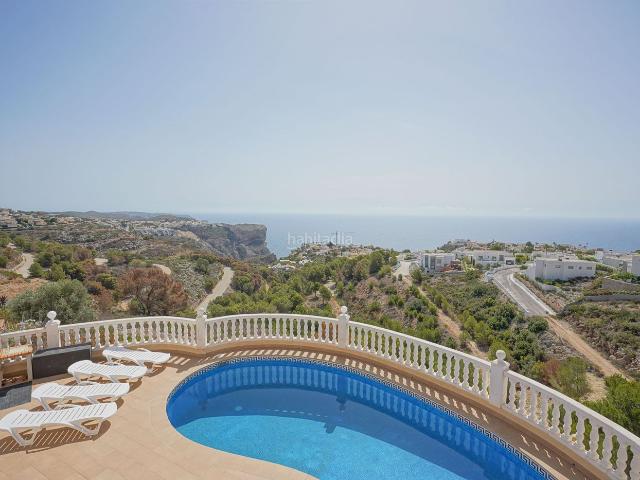 Chalet en venta en Poble Nou de Benitatxell el, Centro. Villa con vistas al mar en Benitachell, Cumbre del Sol. Chalets Poble Nou de Benitatxell.