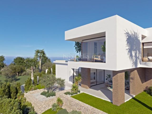 Chalet en venta en Poble Nou de Benitatxell el, Centro. Villa en Benitachell, Cumbre del Sol con vistas al mar y piscina infinita. Chalets Poble Nou de Benitatxell.