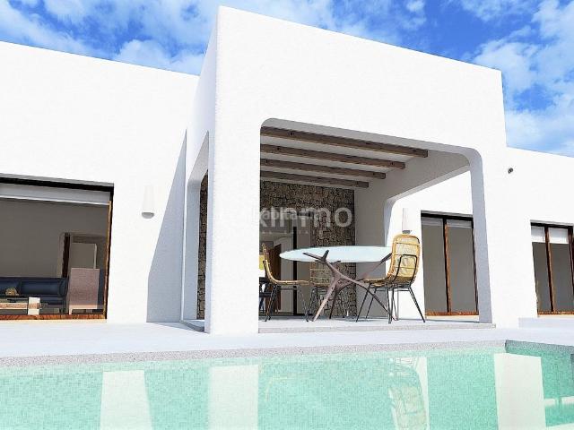 Chalet en venta en Poble Nou de Benitatxell el, Les Fonts Els Molins. Villa de estilo ibicenco en proyecto en Benitachell en venta. Chalets Poble Nou de Benitatxell.